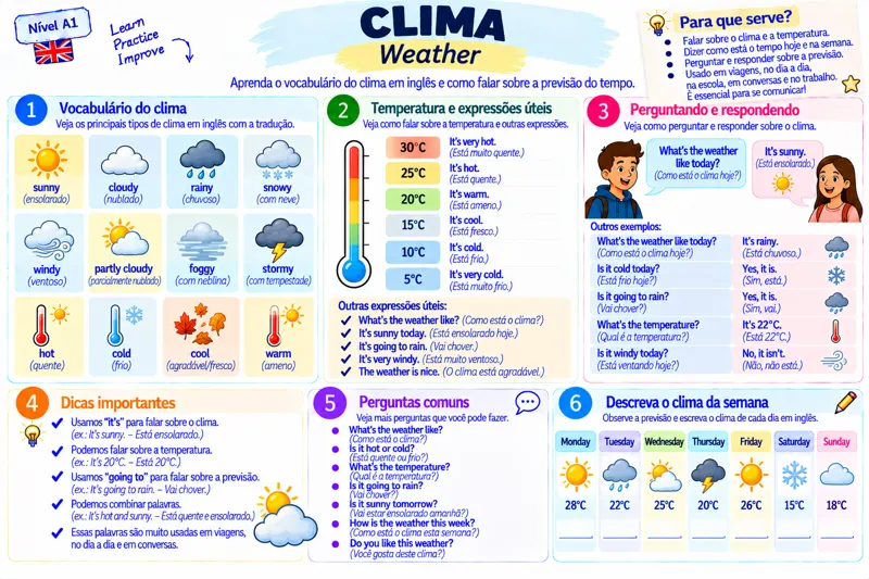 Mapa mental original: Clima