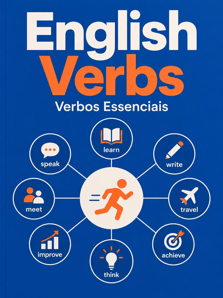Capa do bônus English Verbs — Verbos Essenciais